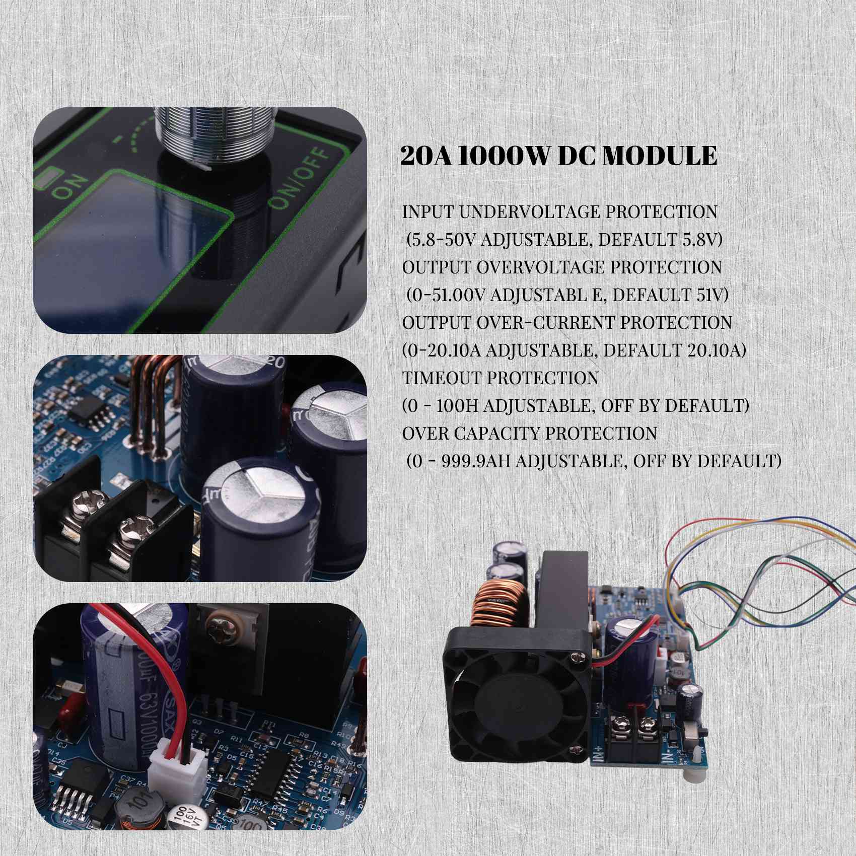 [NEWA08R】 WZ5020L 20A 1000W โม - Step Down Dc Power Supply Module 1000W บทวิจารณ์และราคา